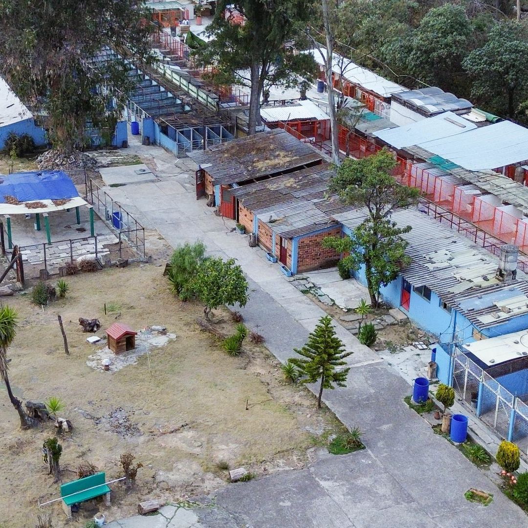 Aspectos aéreos del Refugio Franciscano.